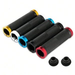 Double Lock On Locking Handle Bar Grips Bicycle MTB Mountain Bike BMX Sport