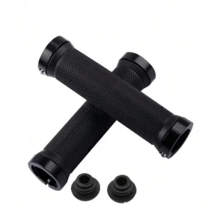 Double Lock On Locking Handle Bar Grips Bicycle MTB Mountain Bike BMX Sport