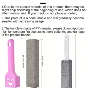 Pumice Stone Toilet Brush Household Toilet Bowl Cleaner Limescale Stain Remover