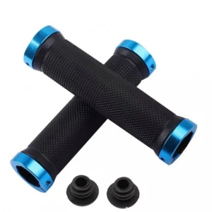 Double Lock On Locking Handle Bar Grips Bicycle MTB Mountain Bike BMX Sport