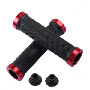 Double Lock On Locking Handle Bar Grips Bicycle MTB Mountain Bike BMX Sport