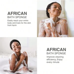 Exfoliating Mesh African Bath Sponge Back Scrubber African Net Long Net