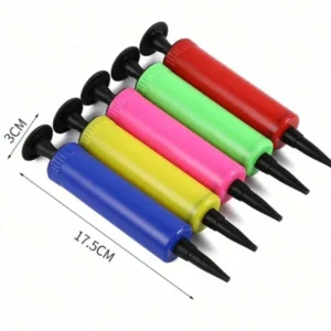 1Pc Balloon Pump Balloon Inflator Hand Push Air Pump Portable Plastic BalloonUK.