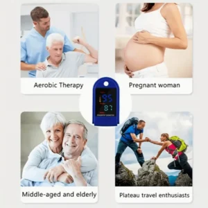 Heart Rate Monitor Oximeter Blood Oxygen SpO2 Finger Pulse Saturation Meter UK